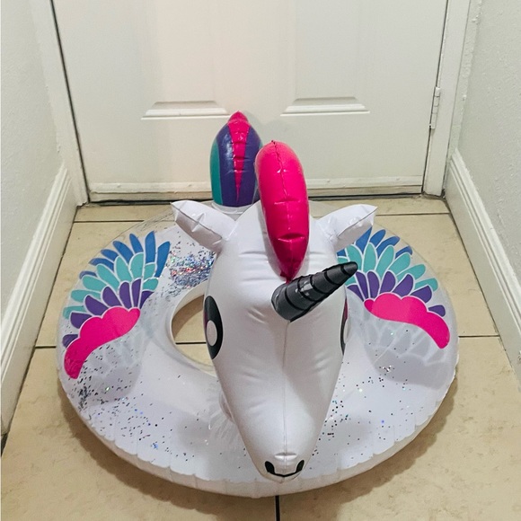 SLOOSH - Unicorn with Glitters Pool Float - Picture 1 of 9